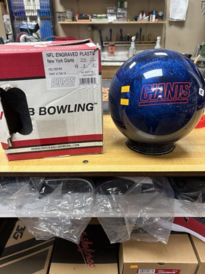 #ad New Kr New York Giants Bowling Ball 15 Pounds $110.00