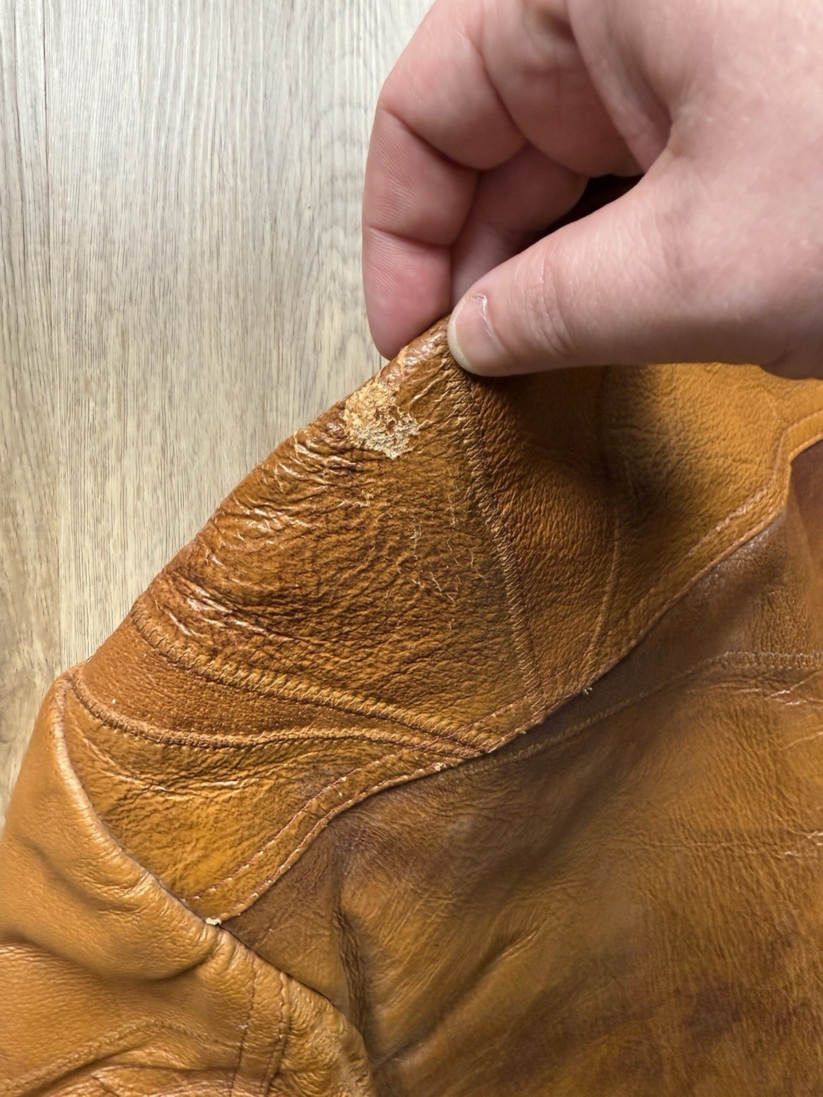 70s Vintage Esquire Tailored Patchwork Leather Ja… - image 11