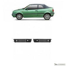 Set Nebelscheinwerfer +Blende smoked schwarz für VW Golf III Variant Cabriolet