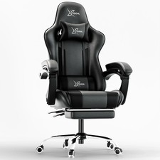 Ergonomic Gaming Chair with Footrest Recliner Video Game Chair for Home Office
