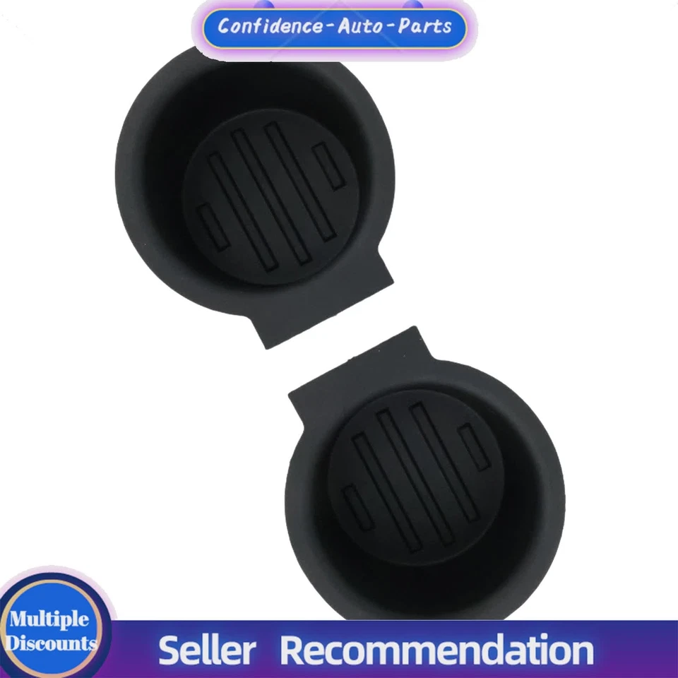 2x NEW Cup Holder Center Console Rubber Insert Fit for 2009-2014 Ford F150 Truck - Image 2 of 4