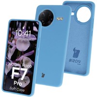 HandyhüLle FüR Xiaomi Poco F7 Pro Bizon Case Cover Schutz HüLle Etui HüLle Blau