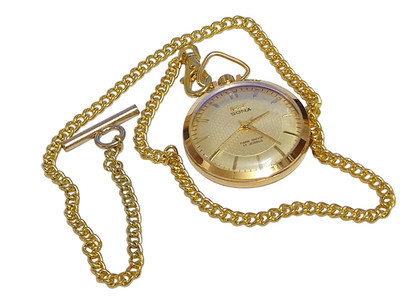Hmt Sona Hand winding Pocket watch with chain