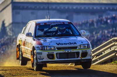 Isolde Holderied Christina Thorner Mitsubishi Lancer Rally Portuga- Old Photo