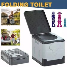 20L Portable Folding Toilet Car Outdoor Travel Potty for Camping Hiking Beach US