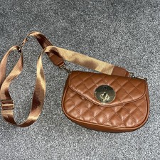 Bessie Small Crossbody Bag with Top Handle Tan Brown