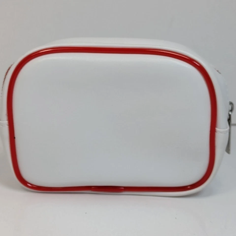 Bolsa de aseo TWA Hotel Transworld Airlines bolsa con cremallera vacía blanca NY JFK Airport Foto 4 de 4