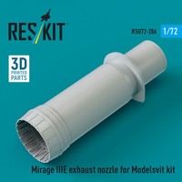 ResKit RSU72-0286 - 1:72 Mirage Iiie Exhaust Nozzle (3D Printed) For Modelsvit -