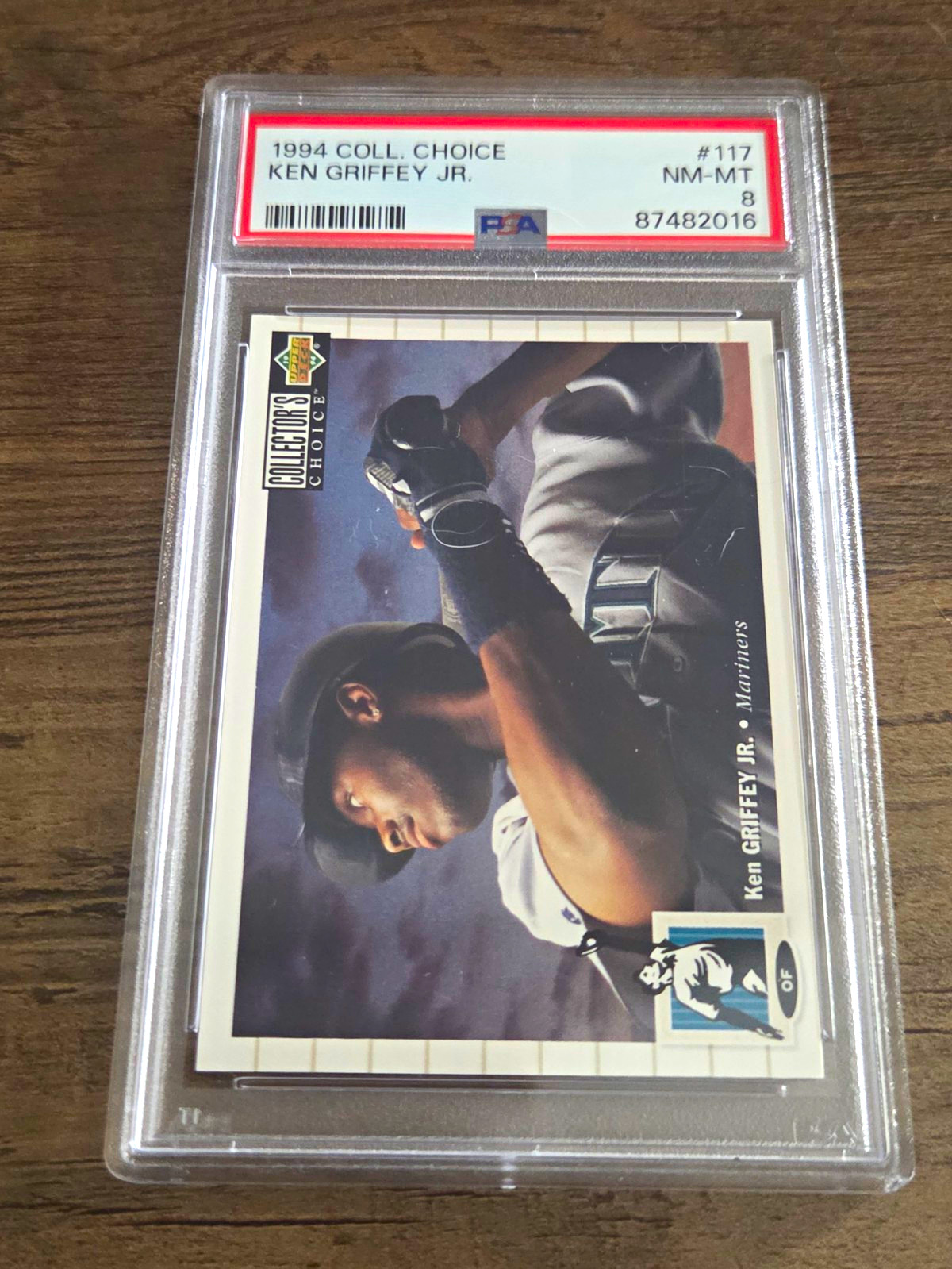 Upper Deck 1994 Collector's Choice Ken Griffey Jr. #117 PSA 8 Graded