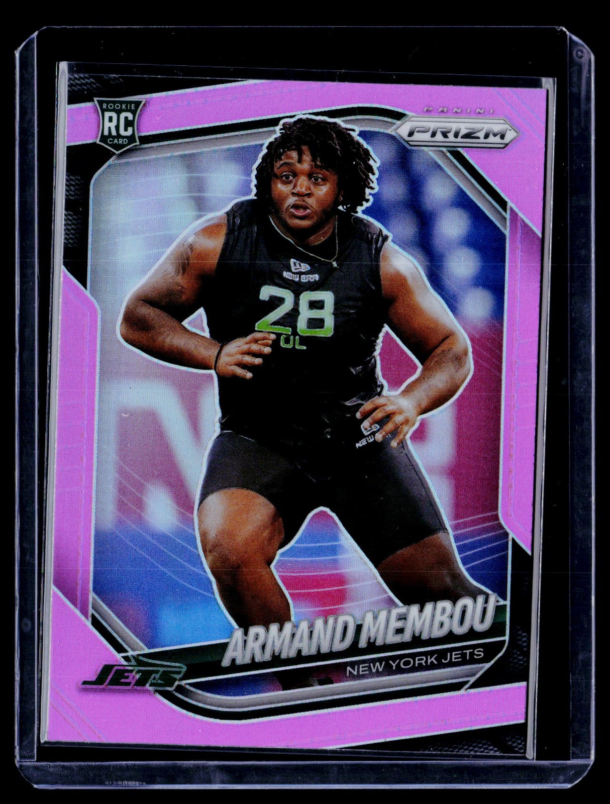 2025 Panini Prizm #357 Armand Membou Pink
