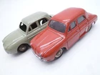 VINTAGE FRENCH DINKY TOYS 24E / 524 RENAULT DAUPHINE PAIR ISSUED 1957-59 CLEAN