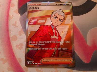 Pokémon TCG Atticus Trainer Ultra Rare Holo Prismatic Evolutions