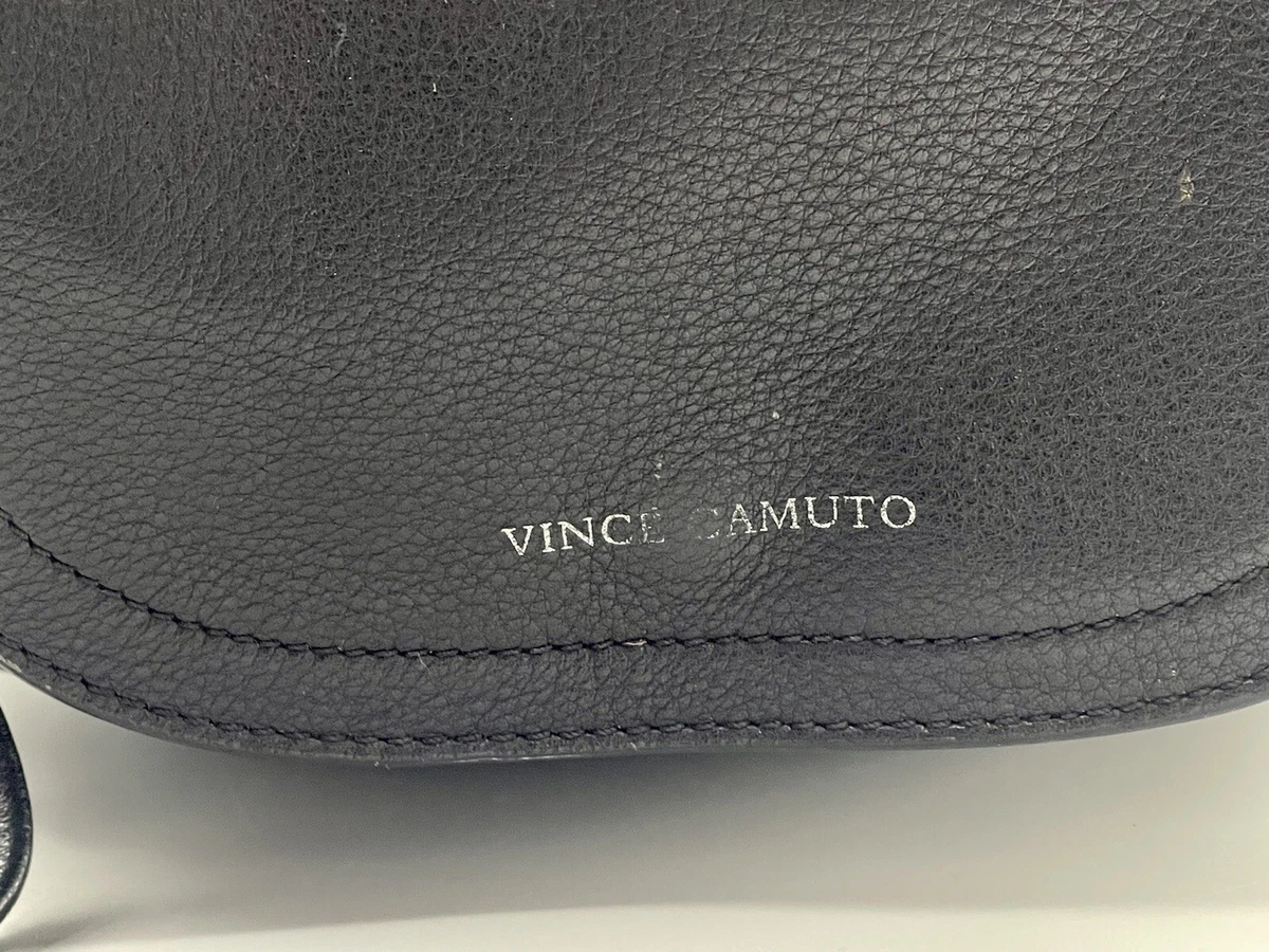 Vince camuto sales black leather backpack