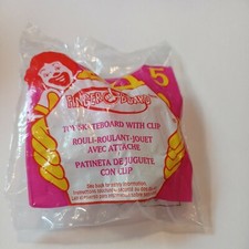 McDonald's 2000 Happy Meal Toy Skateboard Finger Board with Clip 5 New Package