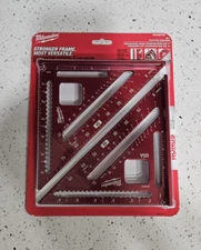 Milwaukee MLSQ070G 7" Reinforced Frame Rafter Speed Square  2 Pack Brand New