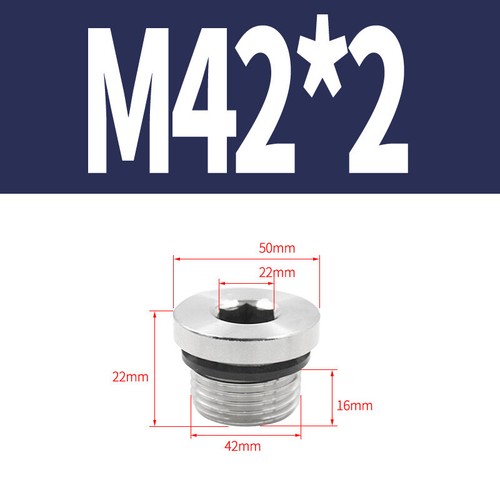 Edelstahl Innen Sechskant Stecker Ausblenden Stecker Kappe BSP / Metrisch / Zoll - Picture 76 of 77