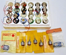 20pc Lot 1960s 1/24 1/25 Slot Car Motors MURA Tradeship MABUCHI Many Unused