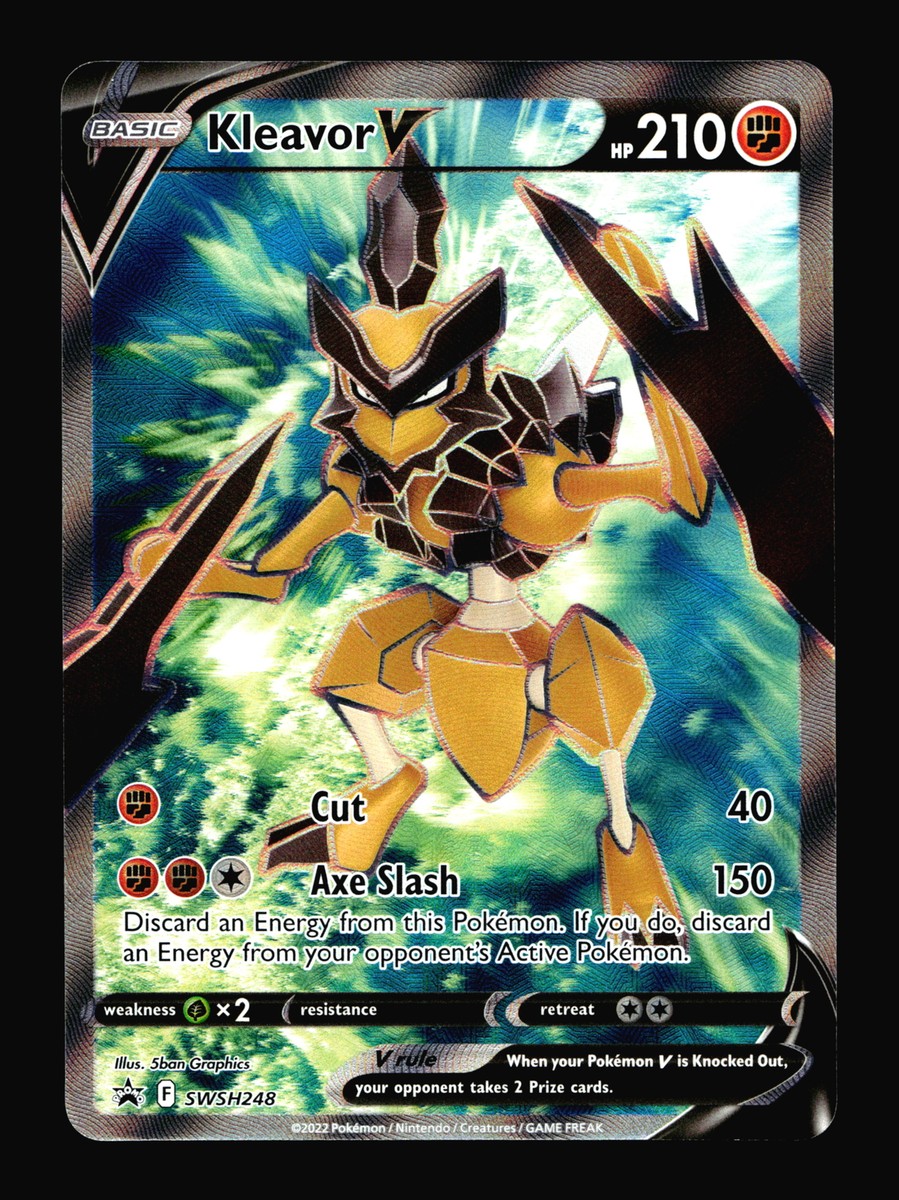 Kleavor V Full Art Black Star promo SWSH248 Ultra Rare Promo