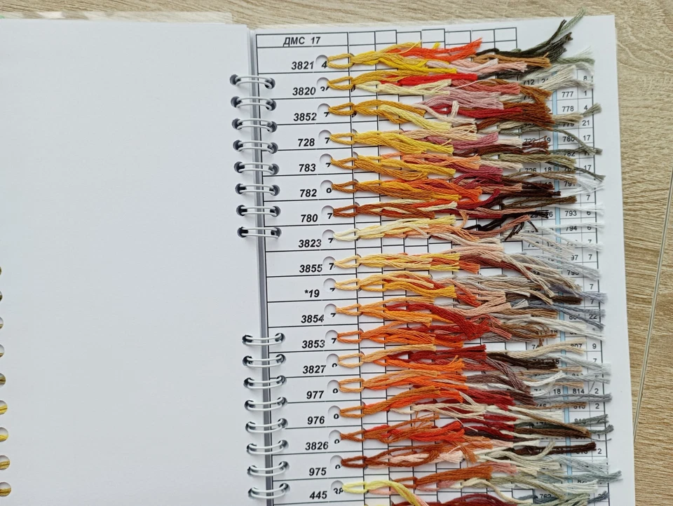 DMC Color Chart with Real Thread Samples - 498 Colors Includes Book Chart - Image 4 of 4