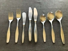 Dansk Stalbestik DAS8 Stainless Steel Flatware Denmark 8 pieces-1 place setting+