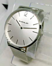 OROLOGIO UOMO MILANO CITY QUONDAM CASSA SLIM 40mm,ARGENTATO,BRACCIALE MILANESE