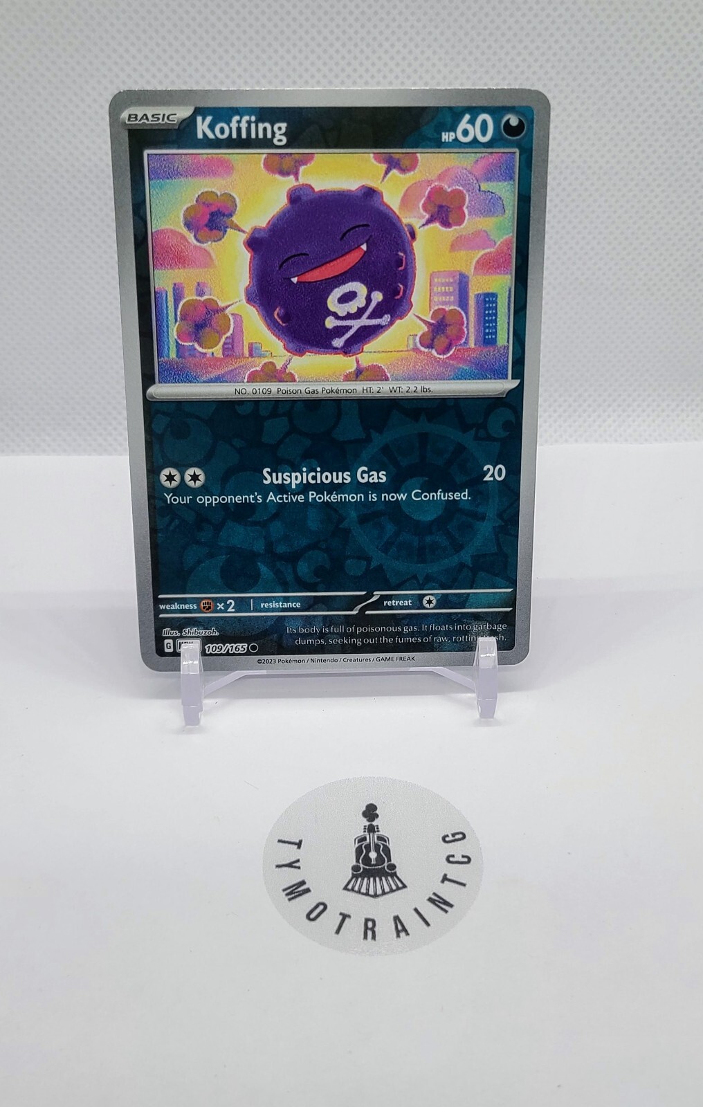 Pokemon - Koffing - Scarlet & Violet 151 - 109/165 Reverse Holo