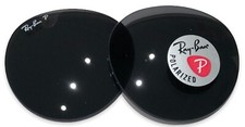 Ray Ban RB3447 RB3532 RB3475Q ROUND Polarized Black Replacement Lenses Size 50mm