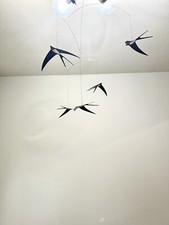 Baby crib mobile Swallow air balance hanging decorations