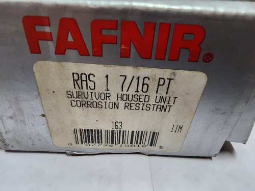 Ras 1 7/16 Pllow Bloc Roulement Neuf Fafnir USA Boite Paquet Avec ...