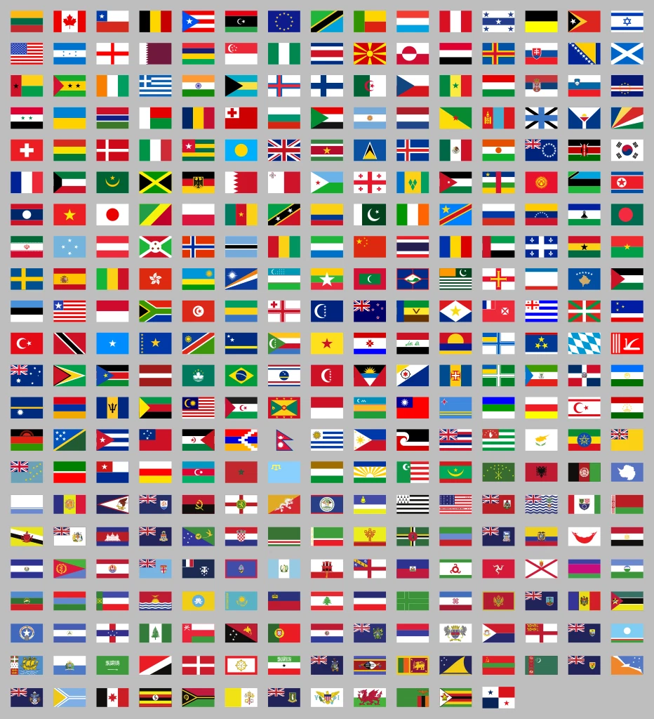 Printable Flags Of The World