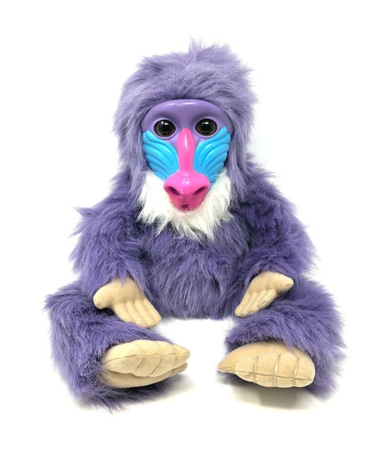 KRATTS CREATURES talking mandrill 1997 toy Zoboomafoo purple primate PBS plush | eBay
