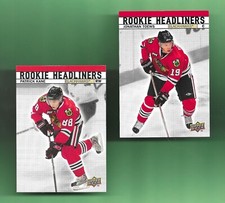 BOTH! JONATHAN TOEWS/PATRICK KANE-CHICAGO! 2007-08 UD ROOKIE RC HEADLINERS SHARP