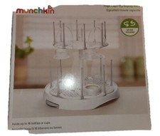 Munchkin Baby Bottle Drying Rack High Capacity Dryer Drains Max 16 Bottles
