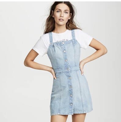 boyish kennedy denim dress BOYISH Kennedy Denim Dress - Indigo