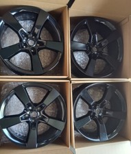 20x8 20x9 Camaro Ss Ink Gloss Black Wheels Rims Factory Oem Gm Set 4 5443 5445
