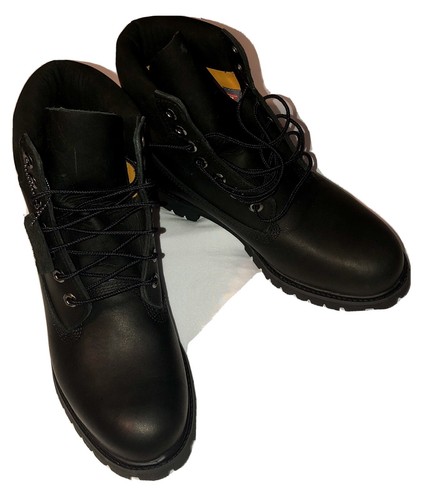 6IN waterproof black boots size 