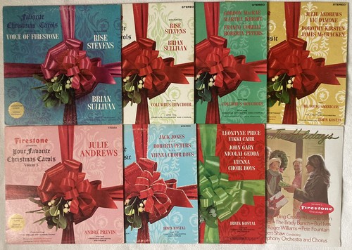 Firestone Your Favorite Christmas Vol. 1-7 EX Vinyl LP Complete Set BONUS 8 Lot