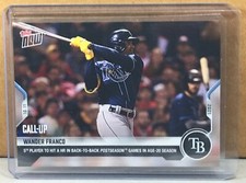 2021 TOPPS NOW #955 WANDER FRANCO TAMPA BAY RAYS Call-Up Postseason PR 1428
