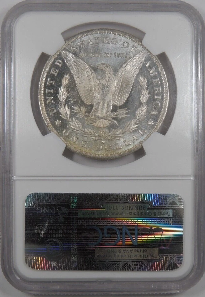 1884 O $1 NGC MS 63 PL Silver Morgan Dollar [035] - Image 2 of 4
