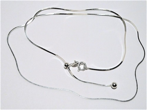 CHAINS 6 STYLES SOLID STERLING SILVER "NOT CLAD PLATED OR FILLED" NEW AUZ SELLER - Picture 6 of 8