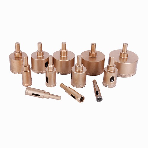 10pcs Diamond Hole Saw Kit Drill Bit 