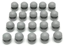 Lego 20 New Light Bluish Gray Minifigure Headgear Helmets Motorcycle Parts