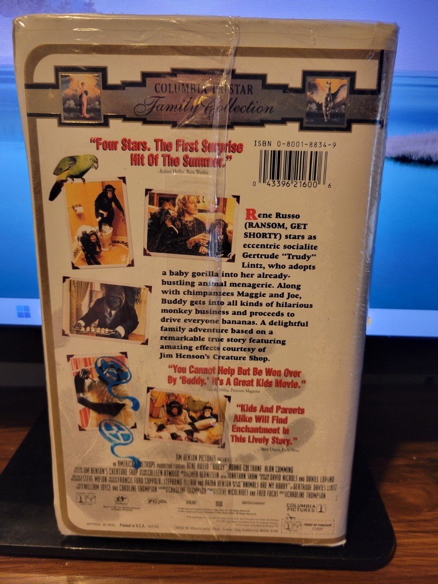 Buddy (VHS, 1998, Clam Shell Case) NEW, Sealed 43396216006| eBay