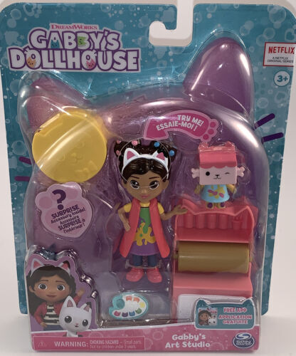 Gabby's dollhouse gabby's dollhouse, purrfect dollhouse avec 2 figurines  jouets, 8 meubles, 3 accessoires, 2 boîtes su - gabby's purrfect dollhouse  (1 set), Delivery Near You