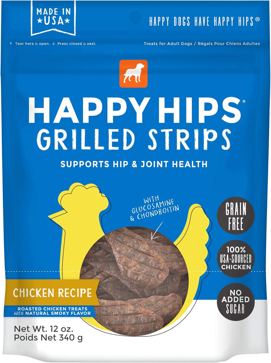 Grilled Dog Treats, Chicken, 12 Pouch