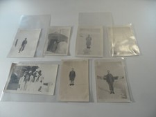 1F3 Vintage estate photo lot of 7 photos 1940's US military base 1943 Navy