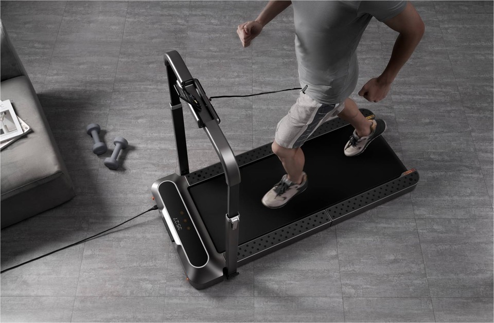 Cinta de Correr Portátil Gimnasio Familiar UE Inteligente Plegable Almohadilla para Caminar Cinta de Correr para Interior