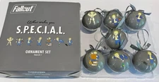 Fallout SPECIAL Ornament Set ThinkGeek (7 Total Unique Ornaments)