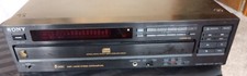 Sony CDP-C705 CD Player 5 Disc Changer 18 Bit - No Remote - Works Great