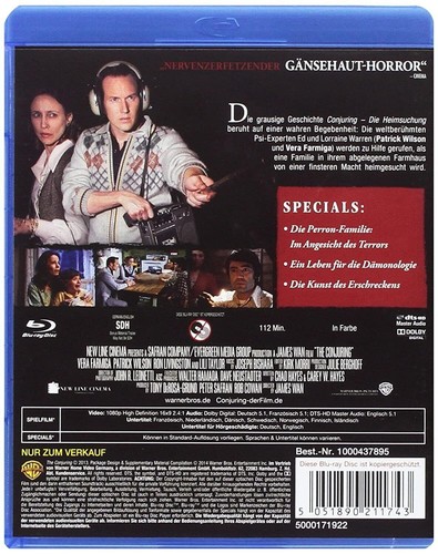 Conjuring - Die Heimsuchung (Blu-ray) Farmiga Vera Wilson Patrick Livingston Ron - Picture 2 of 2